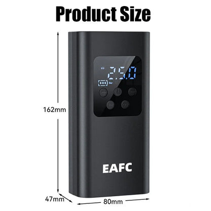 Portable Tire Inflator Rechargeable Electric Inflator for Car Bicycle Digital Air Compressor Football Inflator Air Pump