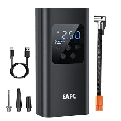 Portable Tire Inflator Rechargeable Electric Inflator for Car Bicycle Digital Air Compressor Football Inflator Air Pump